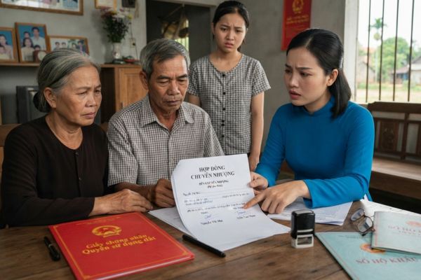 Hợp đồng chuyển nhượng đất hộ gia đình: Tại sao thiếu một chữ ký là vô hiệu?