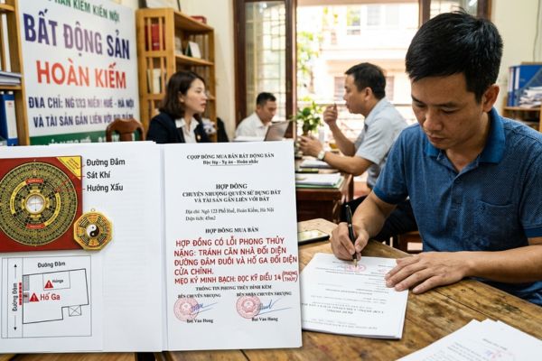 Hợp đồng mua bán bất động sản dính lỗi phong thủy nặng: Mẹo ký minh bạch